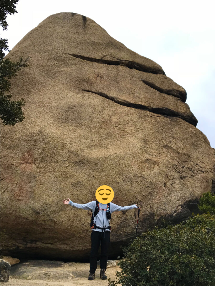 ニコニコ岩到着。
おっきーい！